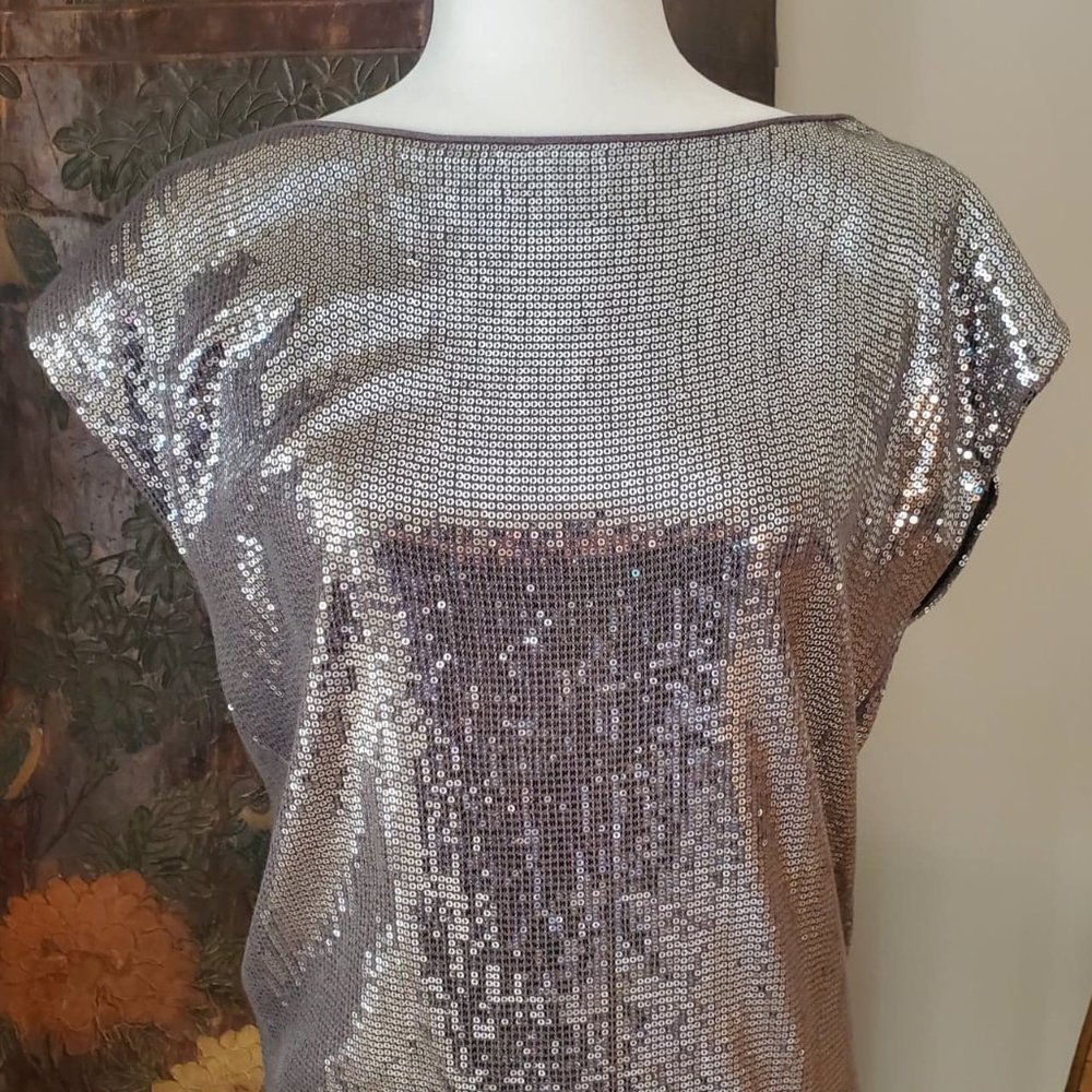 Alice + Olivia sequin top